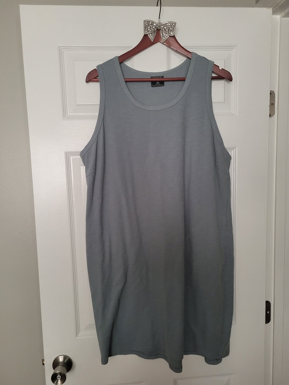 32 Degrees Slate Blue Scoop Neck Tank Dress